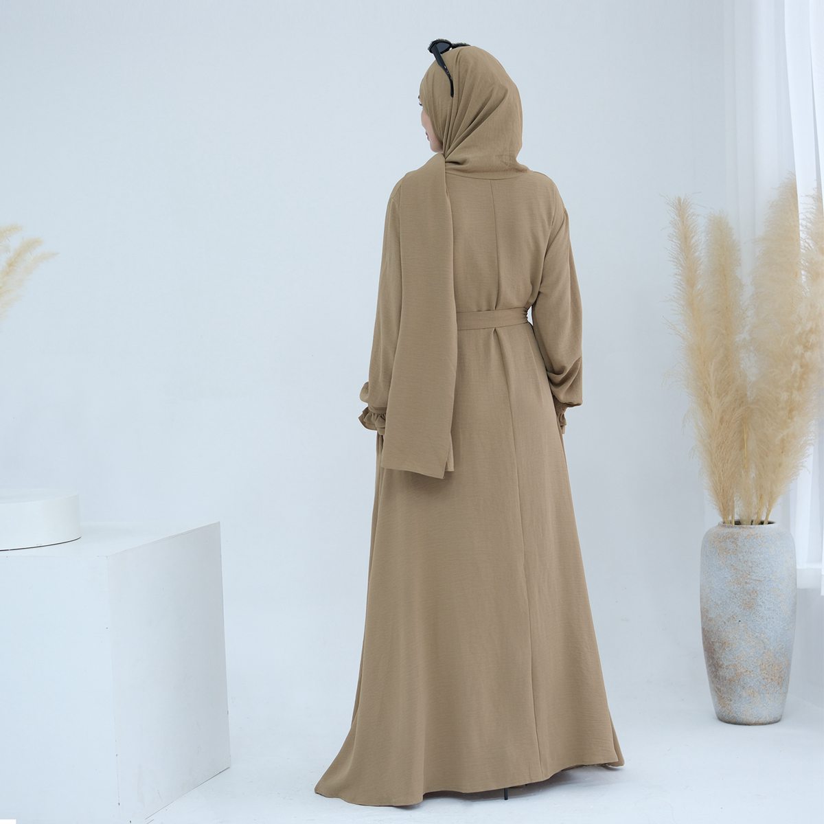 Robe Abaya Hijab une pièce pour femmes musulmanes, mode modeste