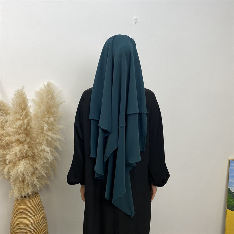 Ensemble de niqab Nida Khimar, 14 couleurs au choix, pour femmes musulmanes