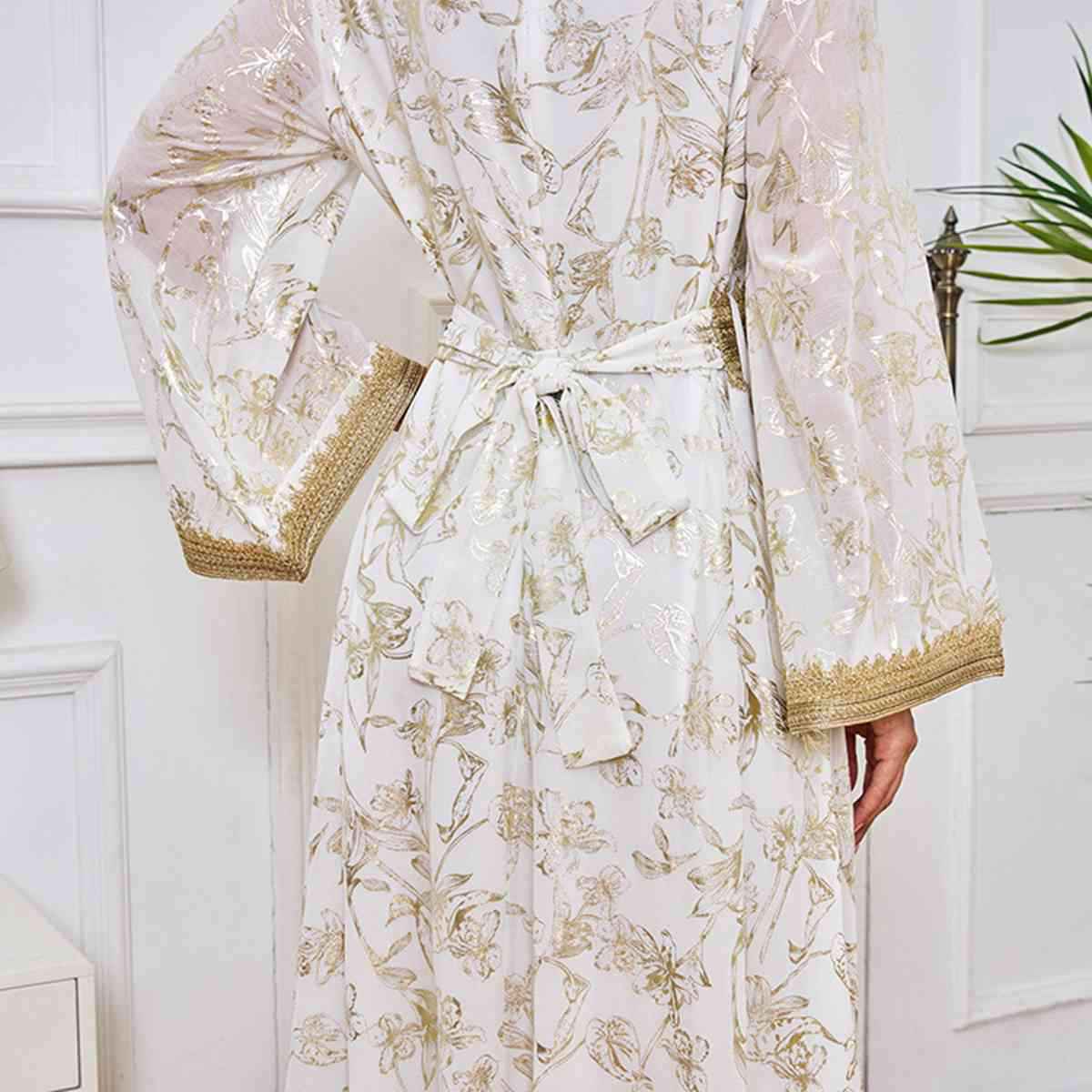 Robe de l'Aïd pour femmes arabes du Moyen-Orient, caftan bronzant