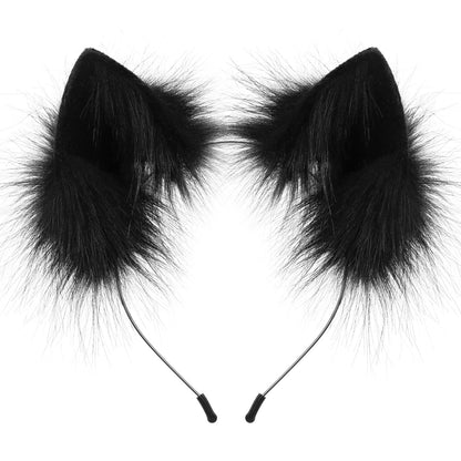 Fox Ears Headband - Wolf Ears Headband - Cat Ears Headband - Animal Cosplay Ears Costume