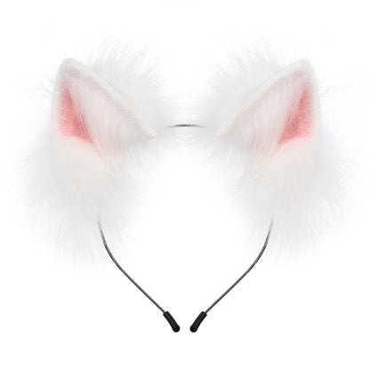 Fox Ears Headband - Wolf Ears Headband - Cat Ears Headband - Animal Cosplay Ears Costume