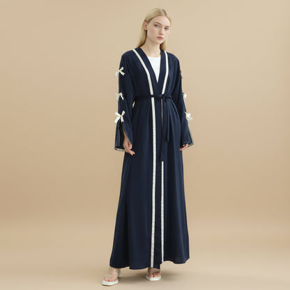 Robe Abaya ouverte Nida Bows #251033