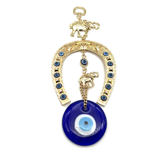 Blue Evil Eye Decor Wall Hanging Ornament Door Hanger Home Protection #EBE071