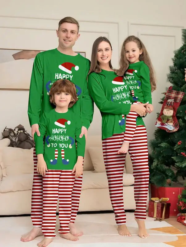 Pyjamas de Noël assortis pour la famille, pour couples et enfants