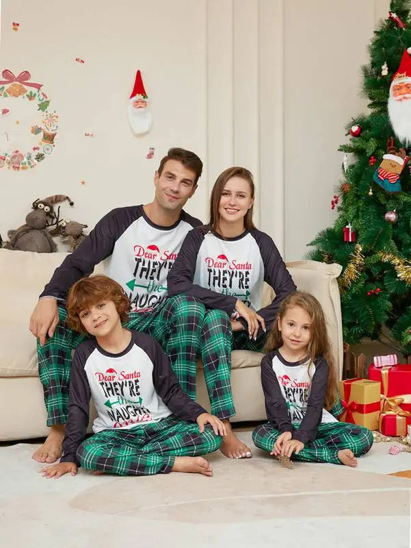 Ensemble pyjama de Noël familial assorti #25305