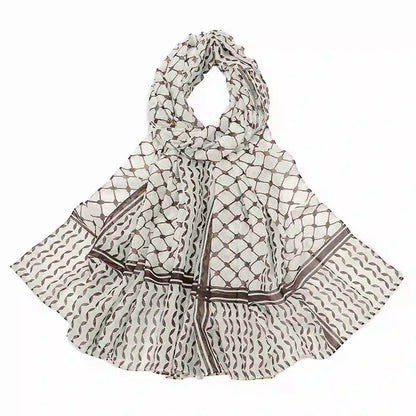 20 Colors Options Chiffon Women Keffiyeh Palestine Hijab Kuffiyeh Palestinian Scarf