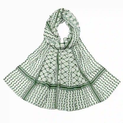 20 Colors Options Chiffon Women Keffiyeh Palestine Hijab Kuffiyeh Palestinian Scarf