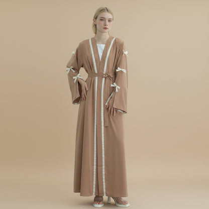 Robe Abaya ouverte Nida Bows #251033