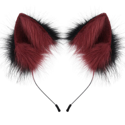 Fox Ears Headband - Wolf Ears Headband - Cat Ears Headband - Animal Cosplay Ears Costume