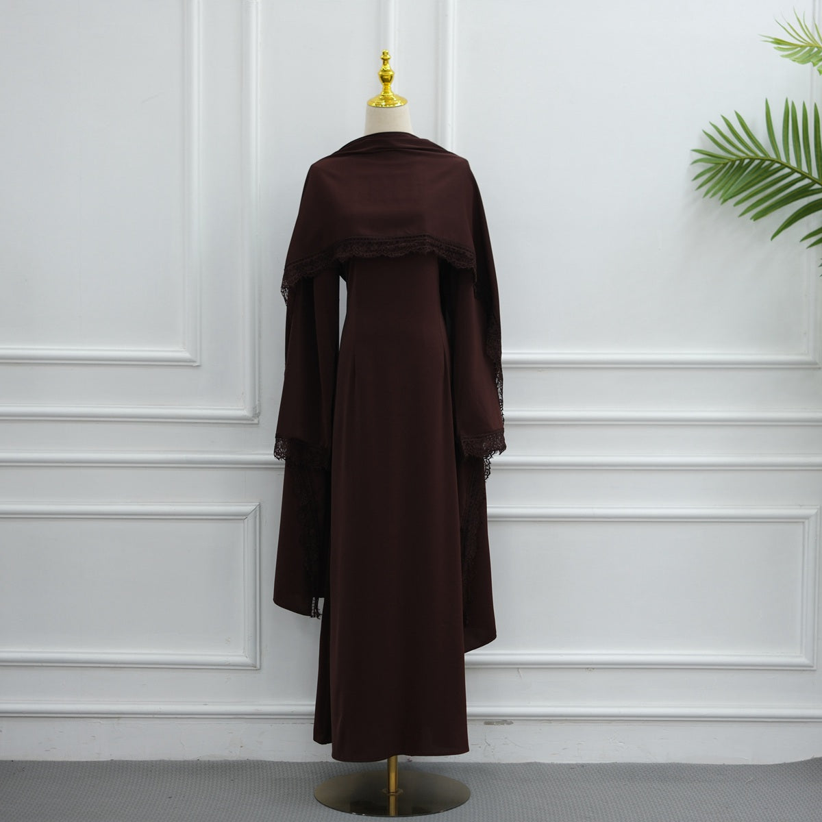Muslim Women Nida Abaya Dress With Cape #261363