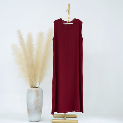 Robe sans manches pour femmes musulmanes