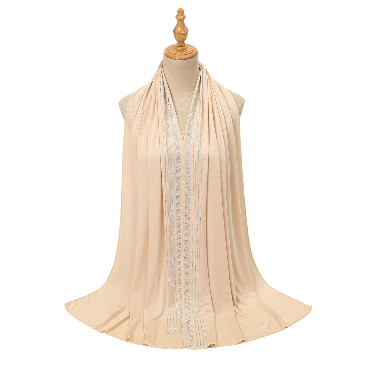 Muslim Women Hotfix Rhinestones Hijab Scarf #26YW576