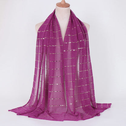 Muslim Women Sequins Hijab Scarf #26VS064