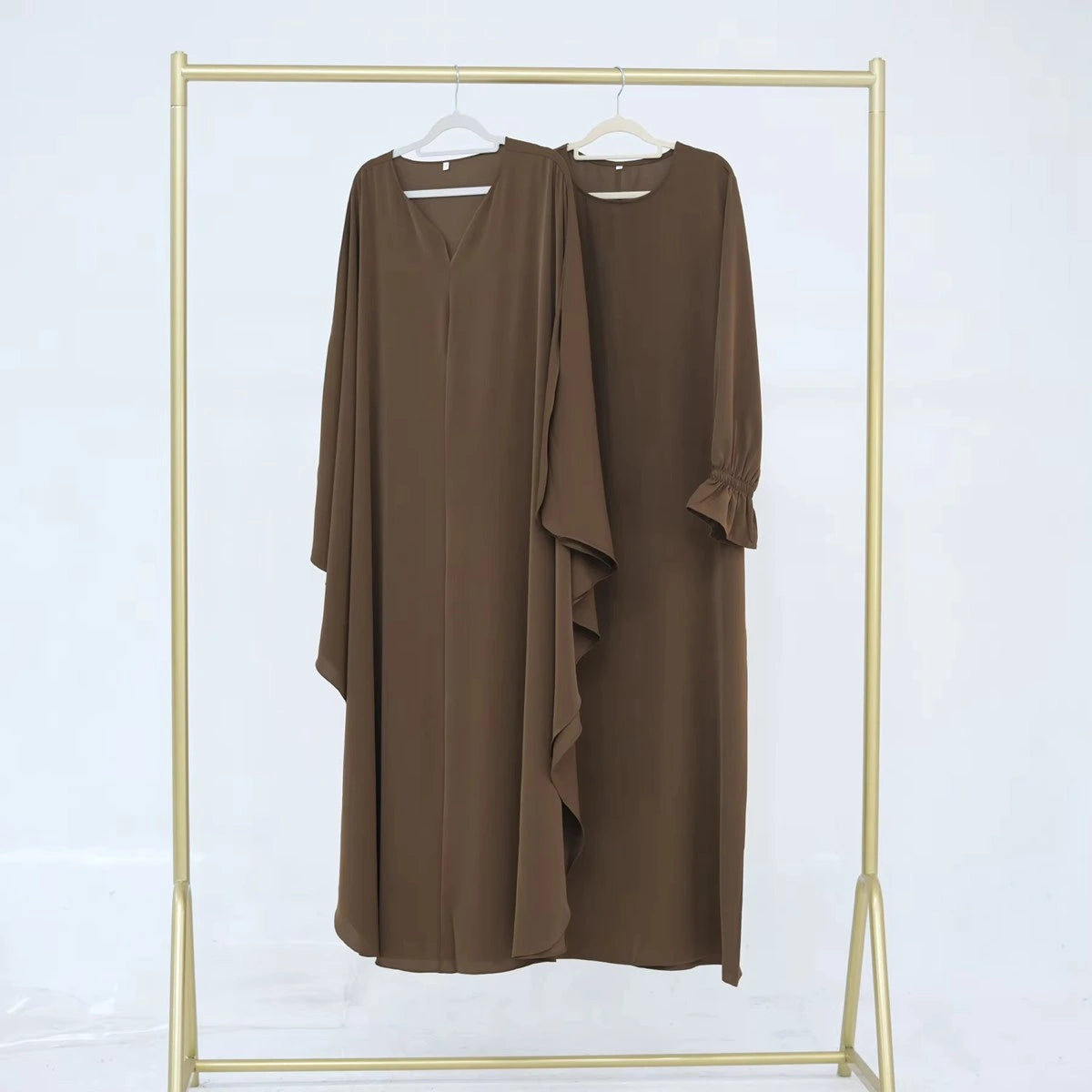 Ensemble 2 pièces Nida Abaya avec cape #25949