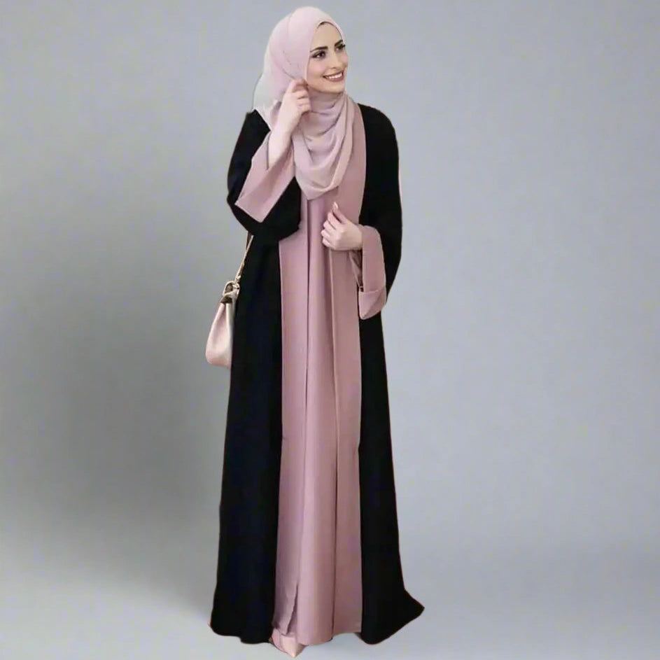 Robe Abaya patchwork pour femmes musulmanes #246780