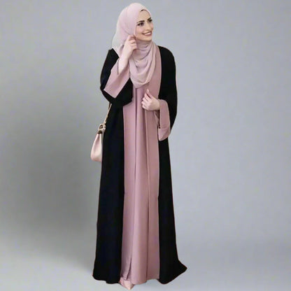 Robe Abaya patchwork pour femmes musulmanes #246780