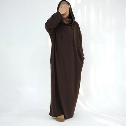 Robe Abaya à capuche #24921