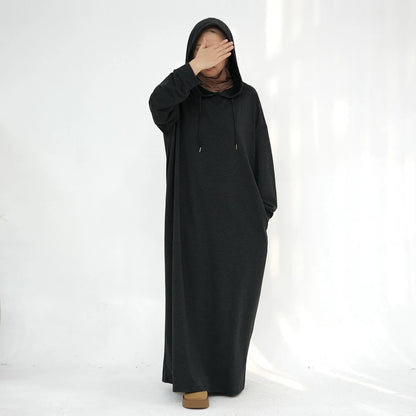Robe Abaya à capuche #24921