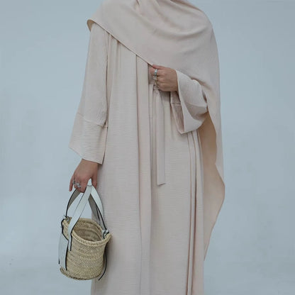 Ensemble 2 pièces Abaya pour femmes arabes, 12 couleurs au choix, sans abaya ni robe intérieure