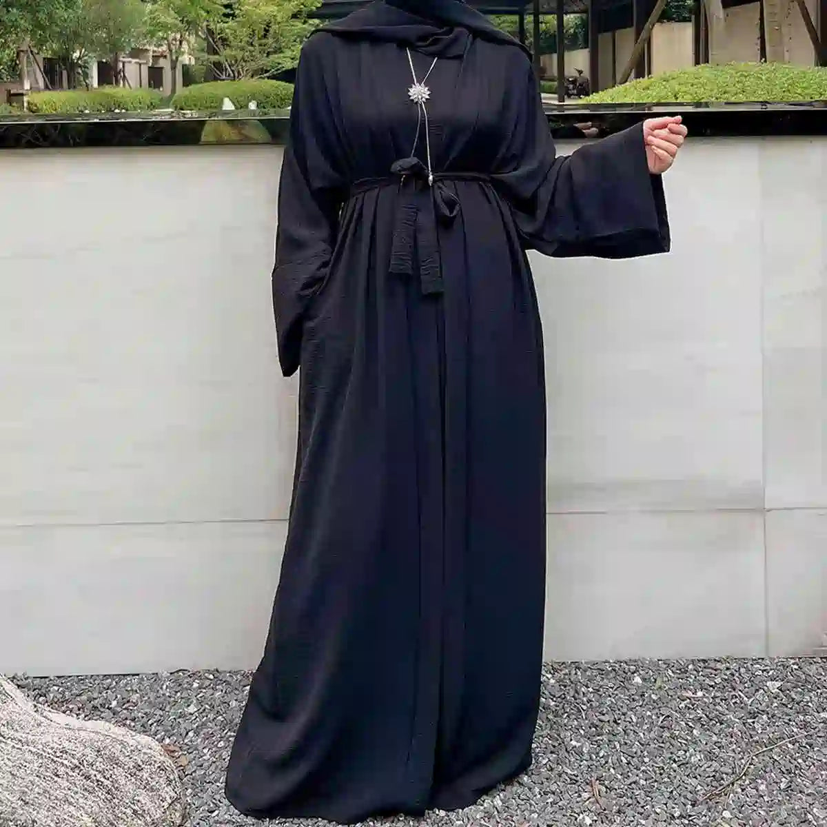Ensemble 2 pièces Abaya pour femmes arabes, 12 couleurs au choix, sans abaya ni robe intérieure