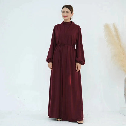 Ensemble 2 pièces Abaya pour femmes musulmanes, mode modeste
