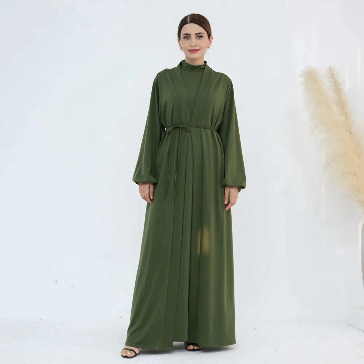 Ensemble 2 pièces Abaya pour femmes musulmanes, mode modeste