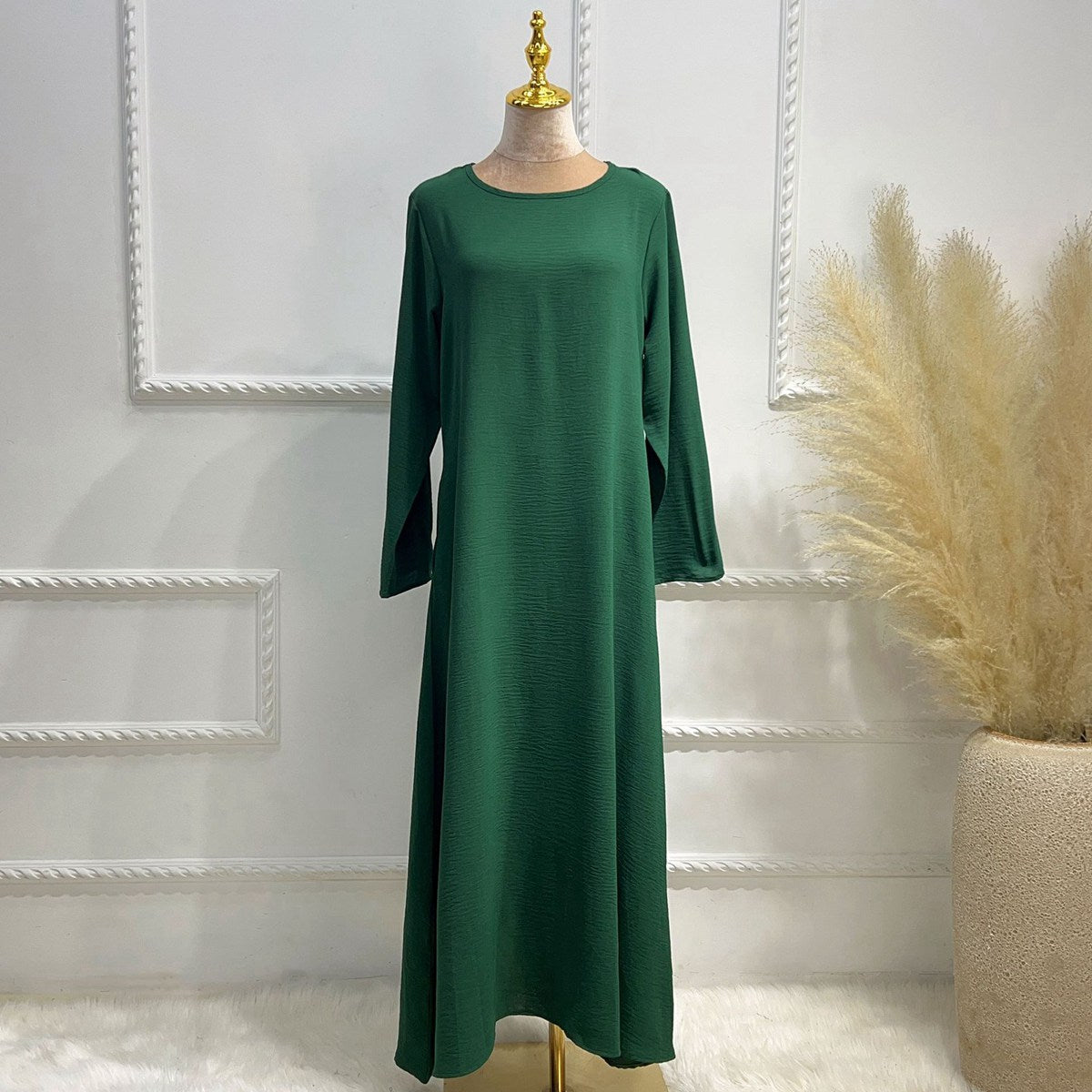 Robe Abaya pour femmes, 16 couleurs au choix, style arabe, turc, dubaï, Moyen-Orient