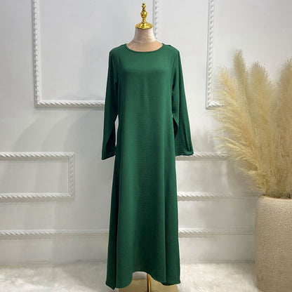 Robe Abaya pour femmes, 16 couleurs au choix, style arabe, turc, dubaï, Moyen-Orient