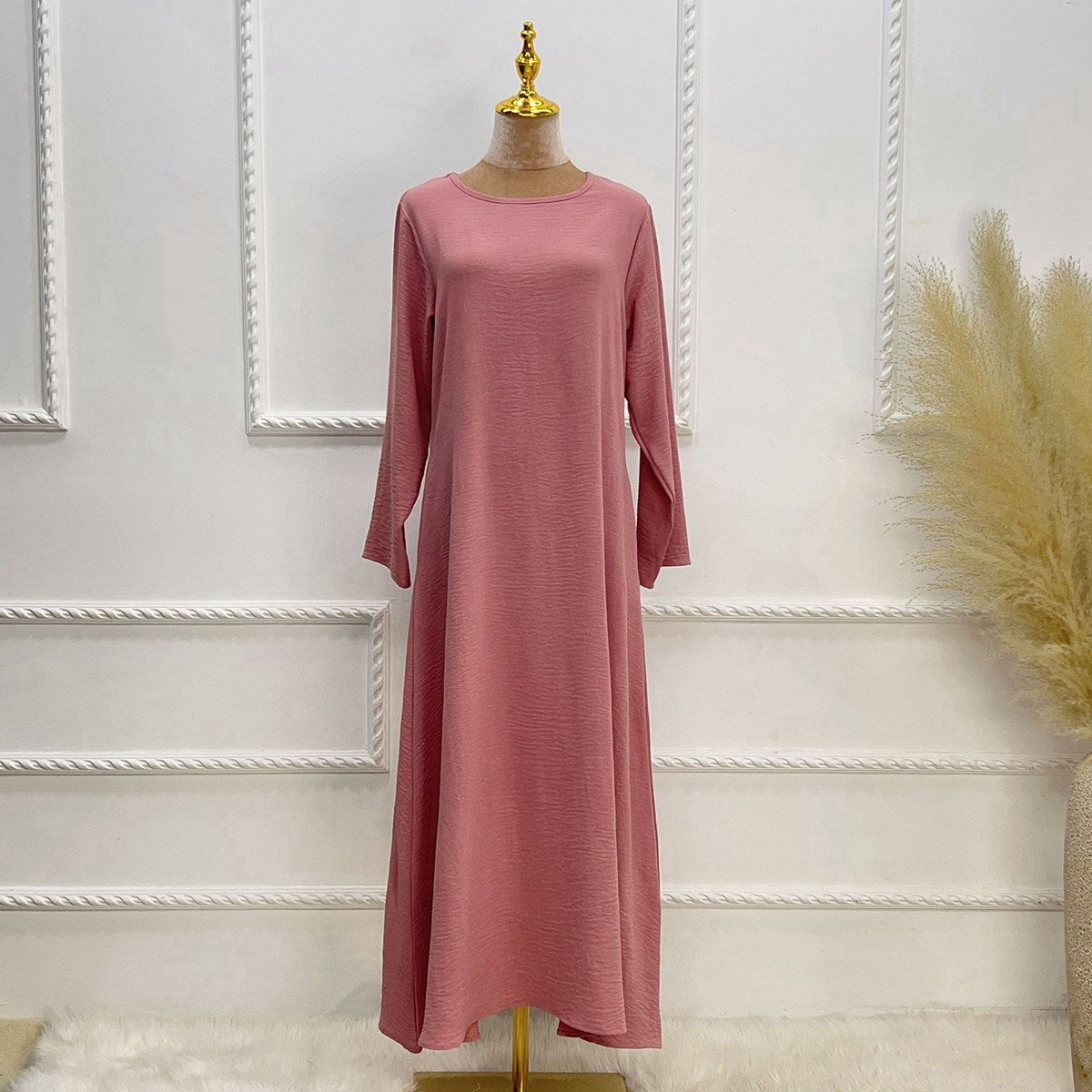 Robe Abaya pour femmes, 16 couleurs au choix, style arabe, turc, dubaï, Moyen-Orient