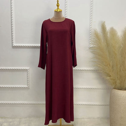 Robe Abaya pour femmes, 16 couleurs au choix, style arabe, turc, dubaï, Moyen-Orient