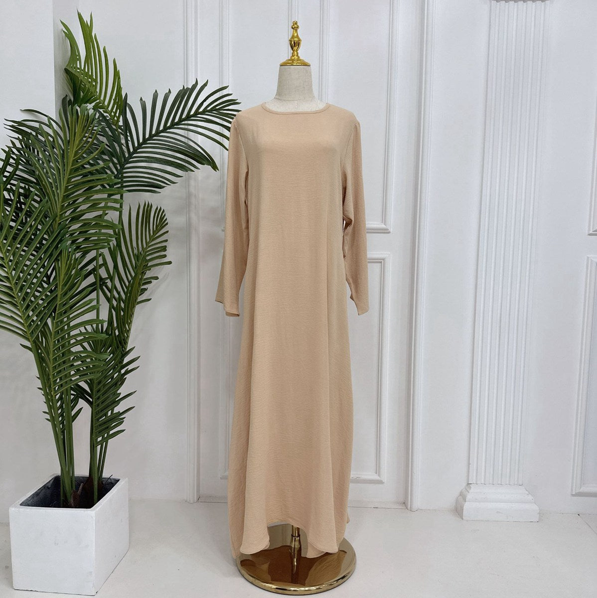 Robe Abaya pour femmes, 16 couleurs au choix, style arabe, turc, dubaï, Moyen-Orient