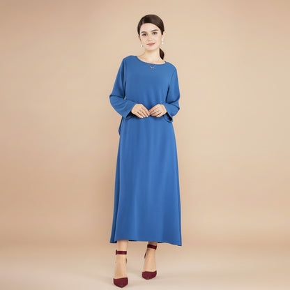 Robe Abaya pour femmes, 16 couleurs au choix, style arabe, turc, dubaï, Moyen-Orient