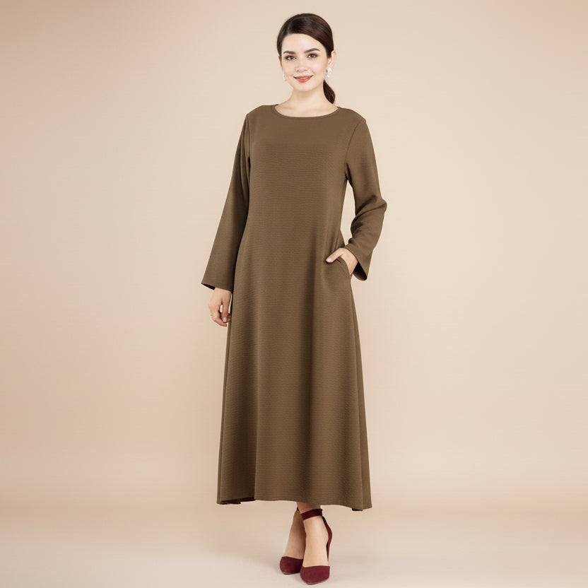 Robe Abaya pour femmes, 16 couleurs au choix, style arabe, turc, dubaï, Moyen-Orient