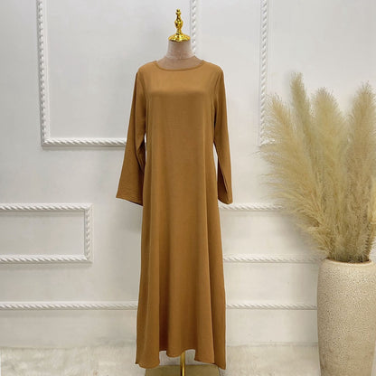 Robe Abaya pour femmes, 16 couleurs au choix, style arabe, turc, dubaï, Moyen-Orient