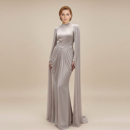 Muslim Women Embellished Rhinestones Abaya Dress #261168