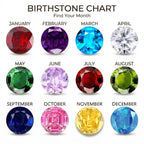 Custom Personalized Name Necklace With Birthstone