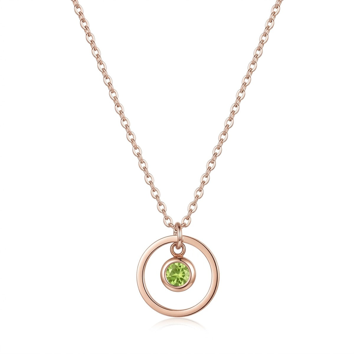 Birthstone Necklace- Gold/Silver/Rose Gold - Gift For Mom/Grandmother/Girlfriend - #16