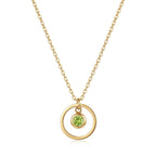 Birthstone Necklace For Mom, Grandma #16