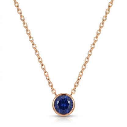 Birthstone Necklace- Gold/Silver/Rose Gold - Gift For Mom/Grandmother/Girlfriend - #15