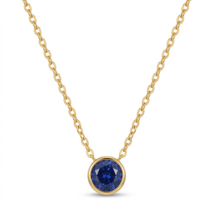 Birthstone Necklace- Gold/Silver/Rose Gold - Gift For Mom/Grandmother/Girlfriend - #15