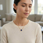 Birthstone Necklace For Mom, Grandma #15