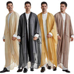 Arab Men Bisht - Saudi Bisht - Black/Coffee/Beige/Yellow