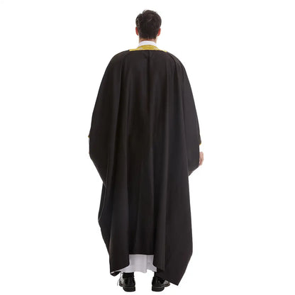 Men Bisht- Middle East Arab -Thick Fabric - Black/Beige/White/Tan
