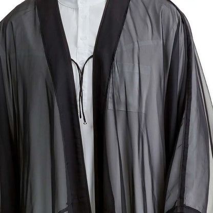 Bisht pour hommes arabes - Bisht saoudien - Noir/Café/Beige/Jaune
