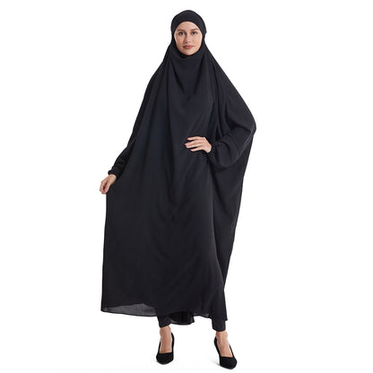 Robe de prière Farasha à manches chauve-souris, jilbab, abaya