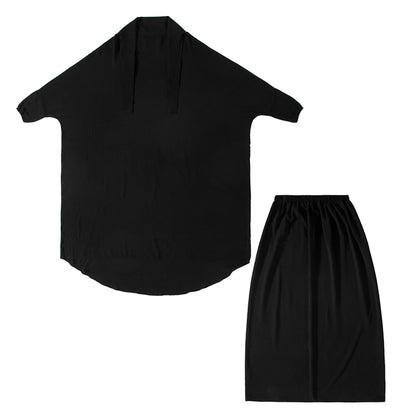 Ensemble jilbab 2 pièces, robe de prière, haut, robe, jilbab et jupe