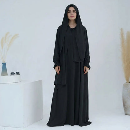 Robe Abaya Hijab une pièce pour femmes musulmanes, mode modeste