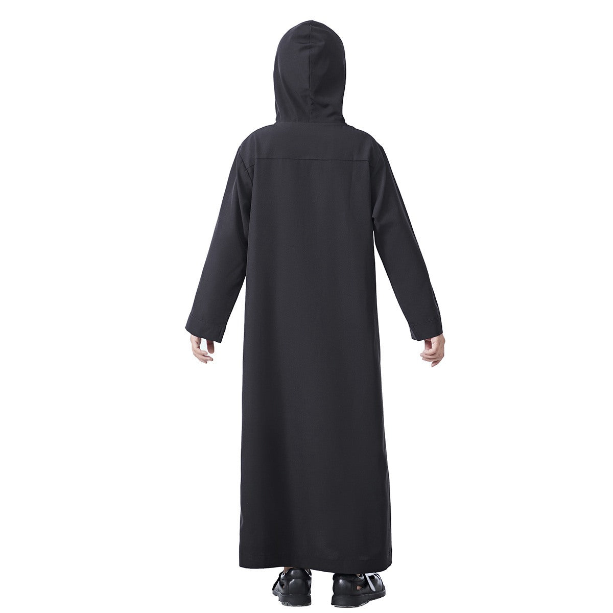Muslim Arabic Child Boy Hooded Thobe Jubba Djellaba #26T891