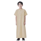 Middle East Arab Child Boy Short Sleeve Thobe Thawb #26T890