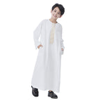 Middle East Arab Child Boy Thobe Thawb With Applique #26T889